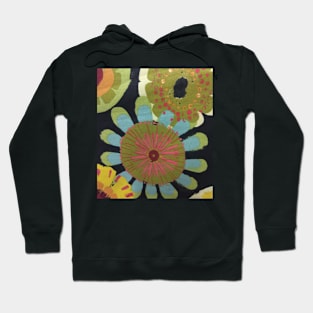 Funky Painted Flowers Hoodie